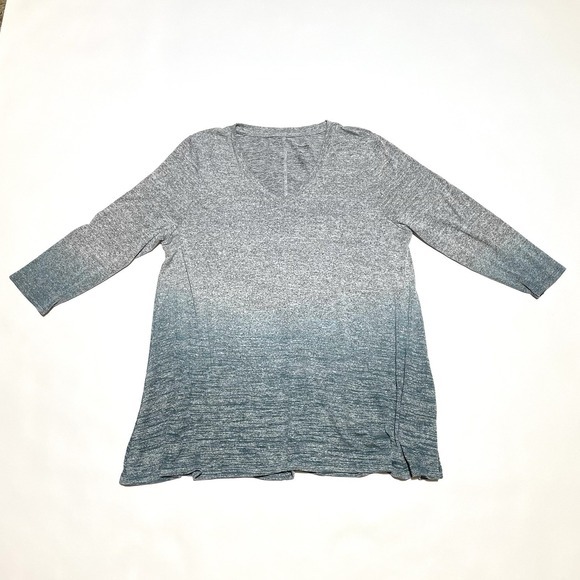 Sonoma Tops - Sonoma Long Sleeve Flowy Shirt Women's Size XL Blue Gray Ombré